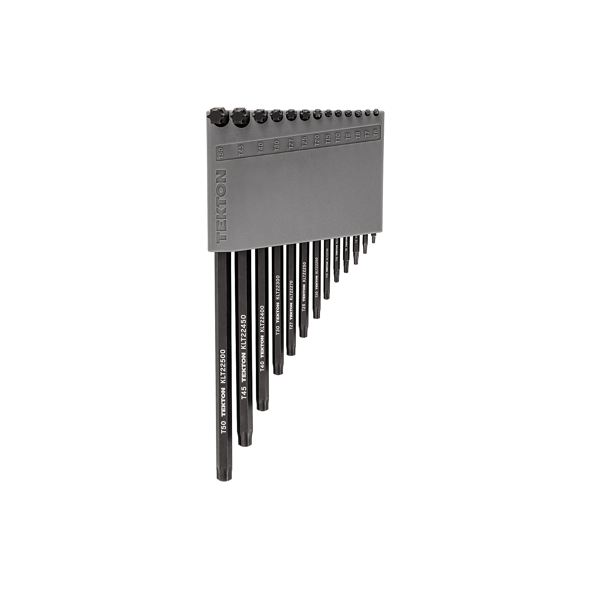 TEKTON Star L-Key Set with Holder, 13-Piece (T6 - T50) | KLT91402